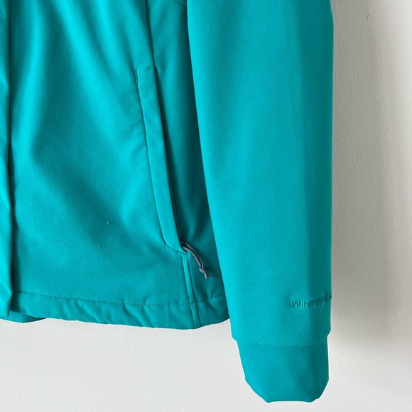 The North Face Teal Ruby Raschel Windwall Silken Fleece Lined Jacket - Picture 4 of 8